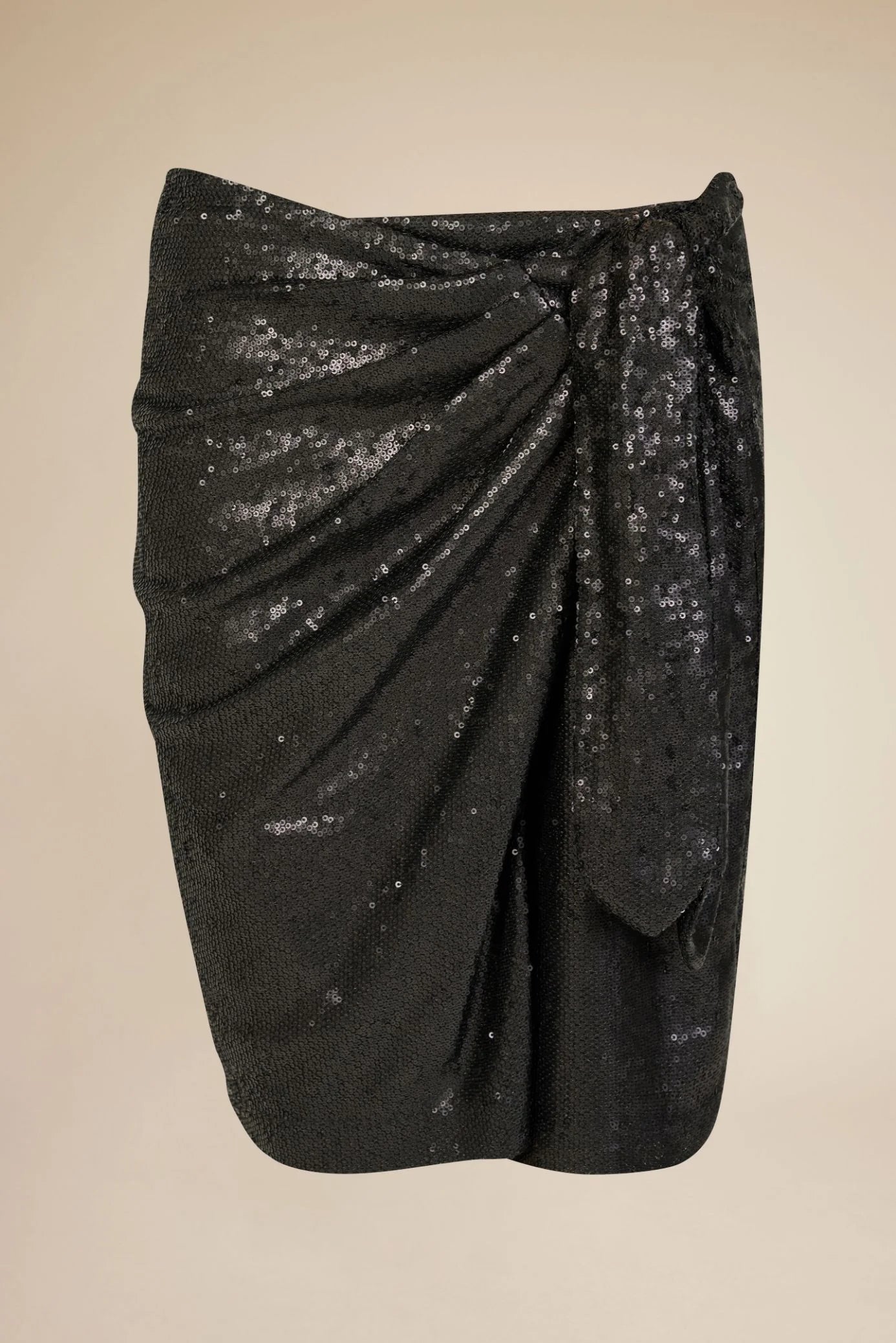 Line of Oslo Maren Sequins Skirt Black