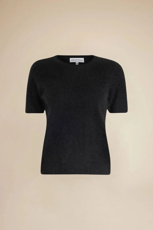 Line of Oslo Monroe 24 Knitted Tshirt Black