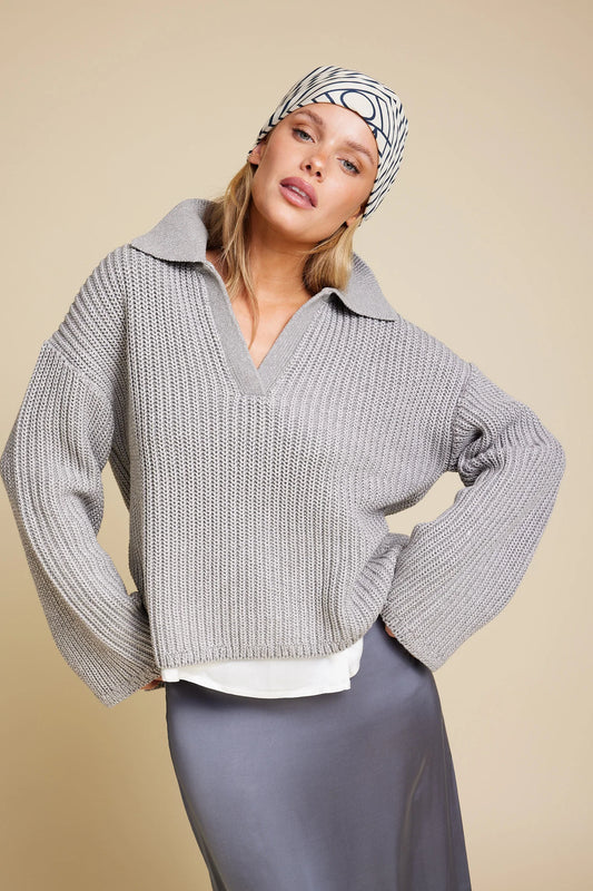 Line of Oslo Sophie Sweater Grey