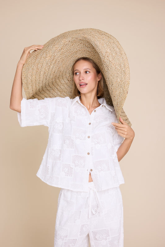 Line of Oslo Resort Lace White