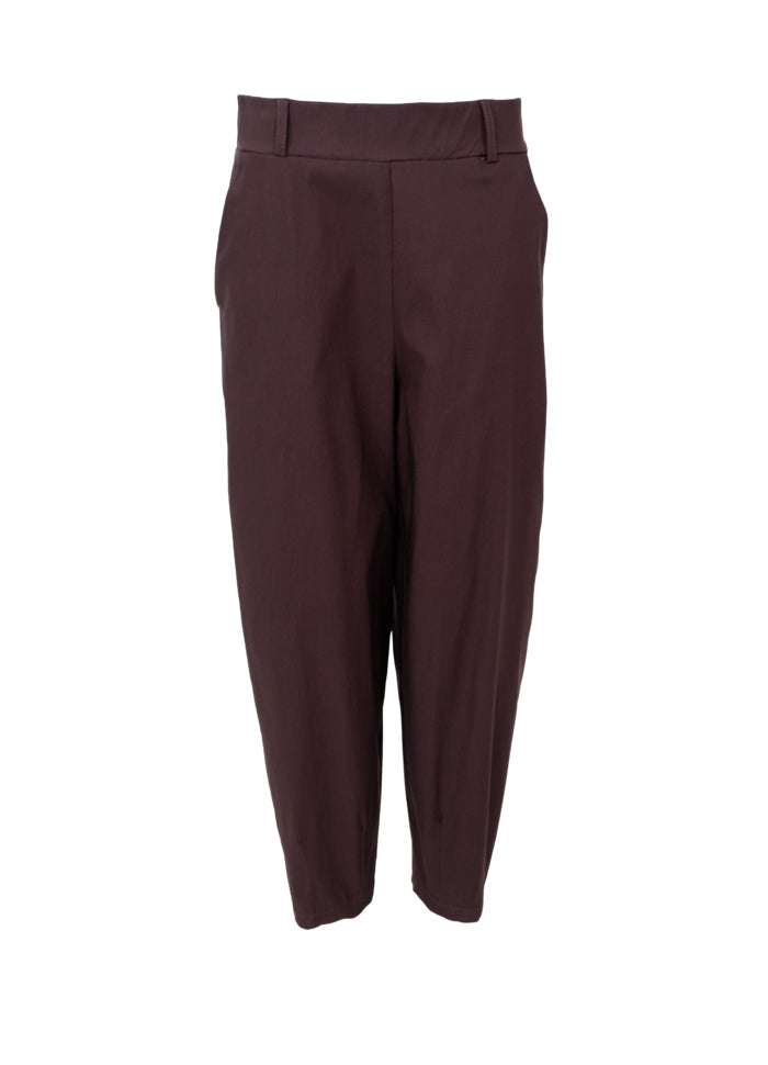 Black Colour Beverly Barrel Pant Coffee