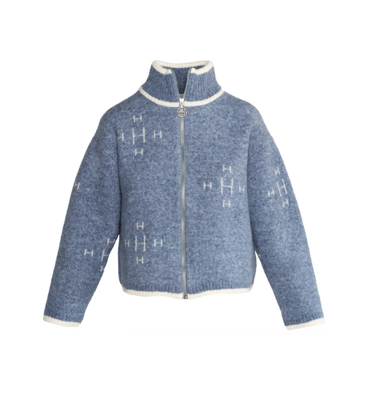 HÉST Iben Zip Jacket Faded Denim