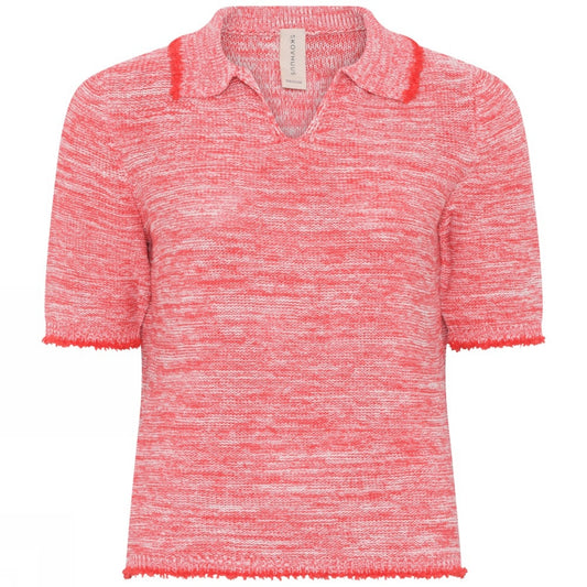 Skovhuus Genser m/ Polokrave Poppy Red