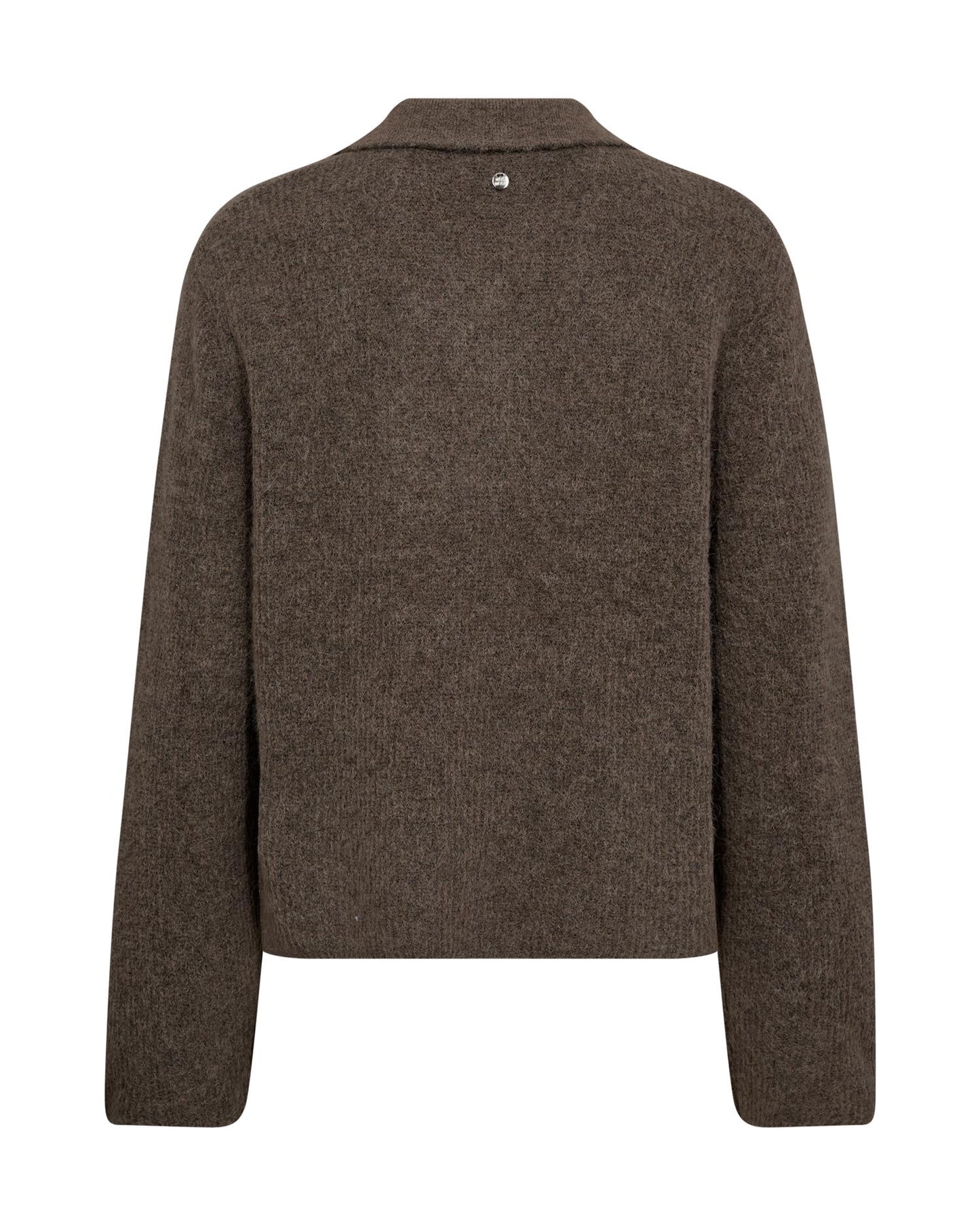 Mos Mosh Thora Aidy Polo Knit Falcon