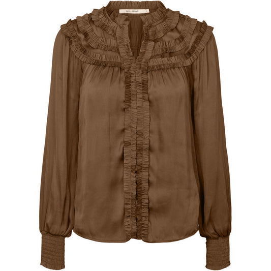 Rue de Femme Alba Blouse Brown Sugar