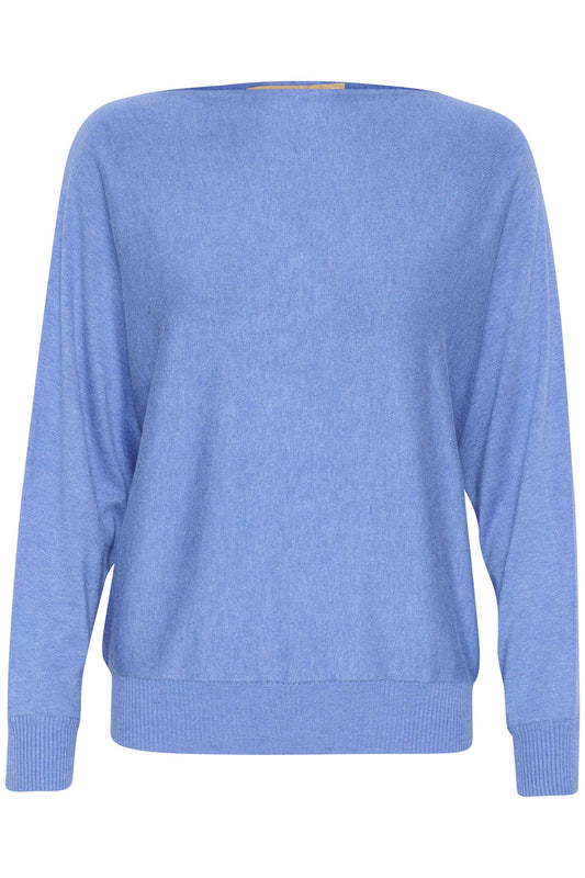 Culture AnneMarie Batwing Jumper Ultramarine Melange