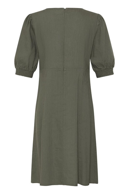 Pulz Luca SS Dress Deep Lichen Green