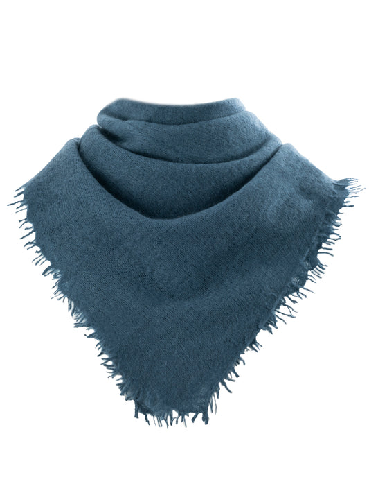 Close to my Heart Maya Square Scarf Stone Blue