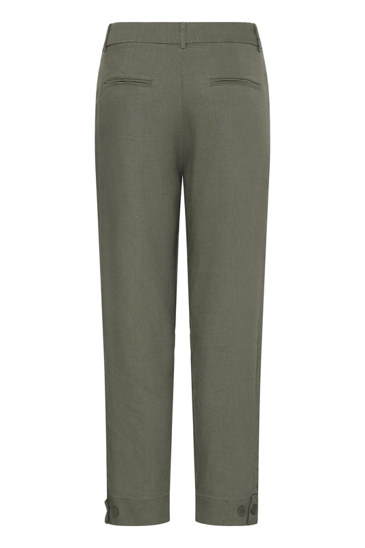 Pulz Luca HW Pant Ankl Tap Deep Lichen Green