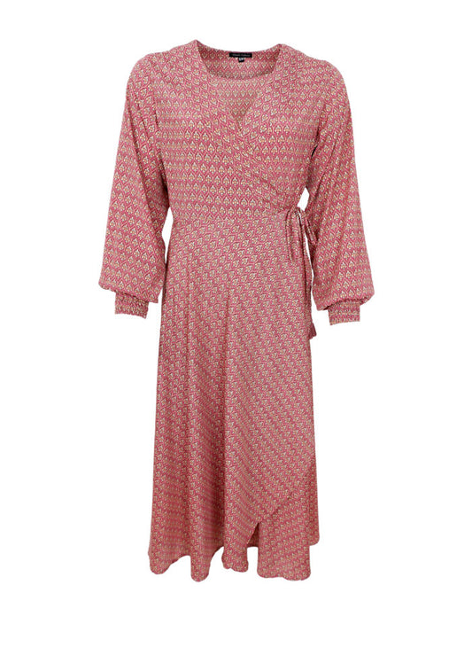 Black Colour Luna Wrap Dress Indie Berry