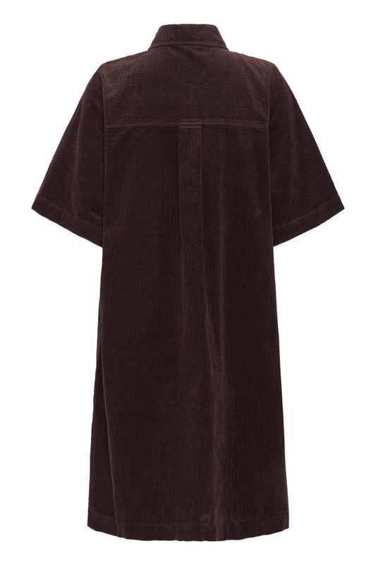 Culture Baela Klay Dress Bitter Chocolate