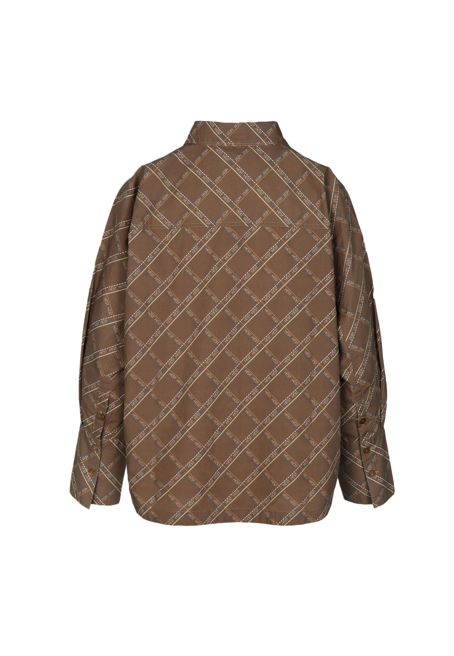HÉST HEST Senna Printed Shirt Brown