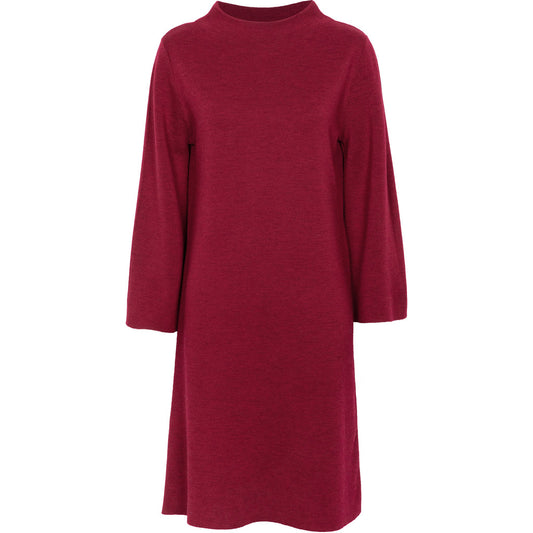 Close to my Heart Bobby Knit Dress Garnet Red