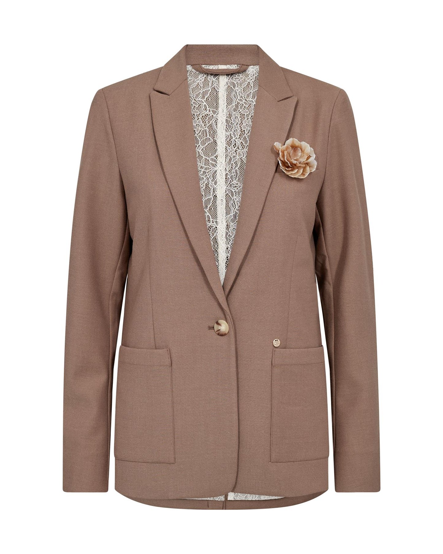 Mos Mosh Phebs Polly Blazer Coffee Quartz