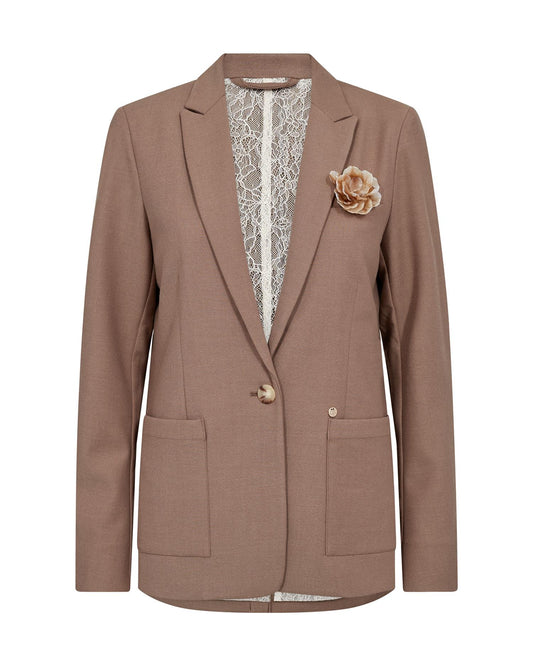 Mos Mosh Phebs Polly Blazer Coffee Quartz