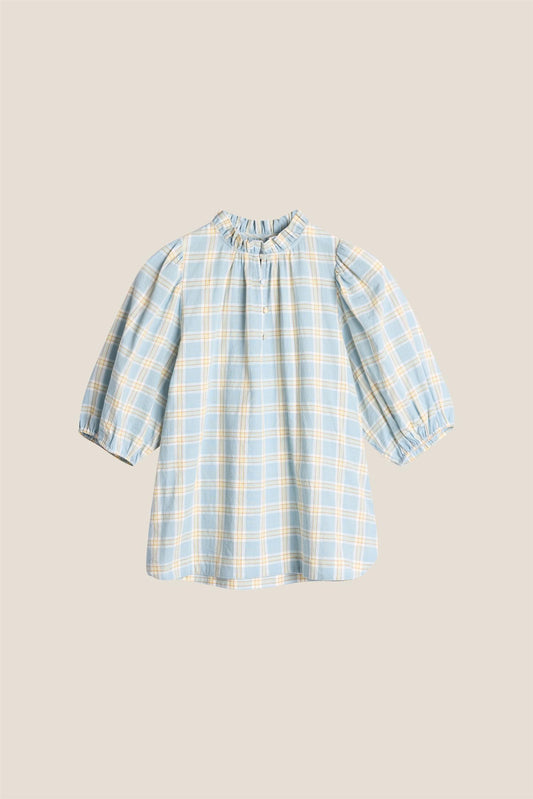 Line of Oslo Tutti Check Light Blue
