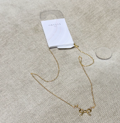 Orelia Delicate Charm Necklace Gold