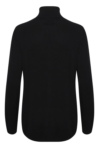 Culture Annemarie Loose Rollneck Black