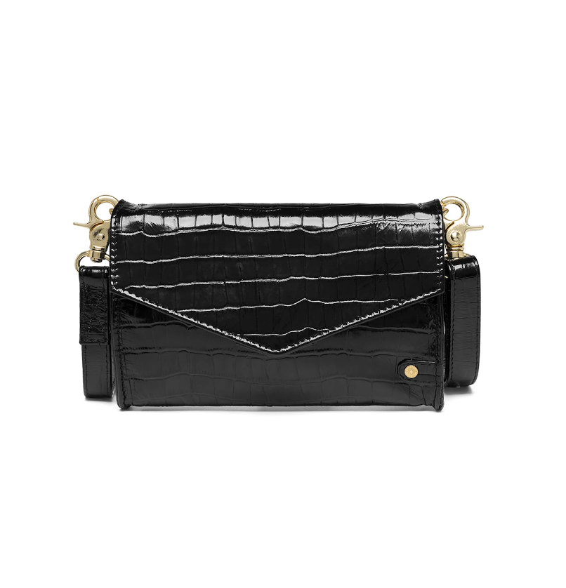 Depeche Small Clutch Black