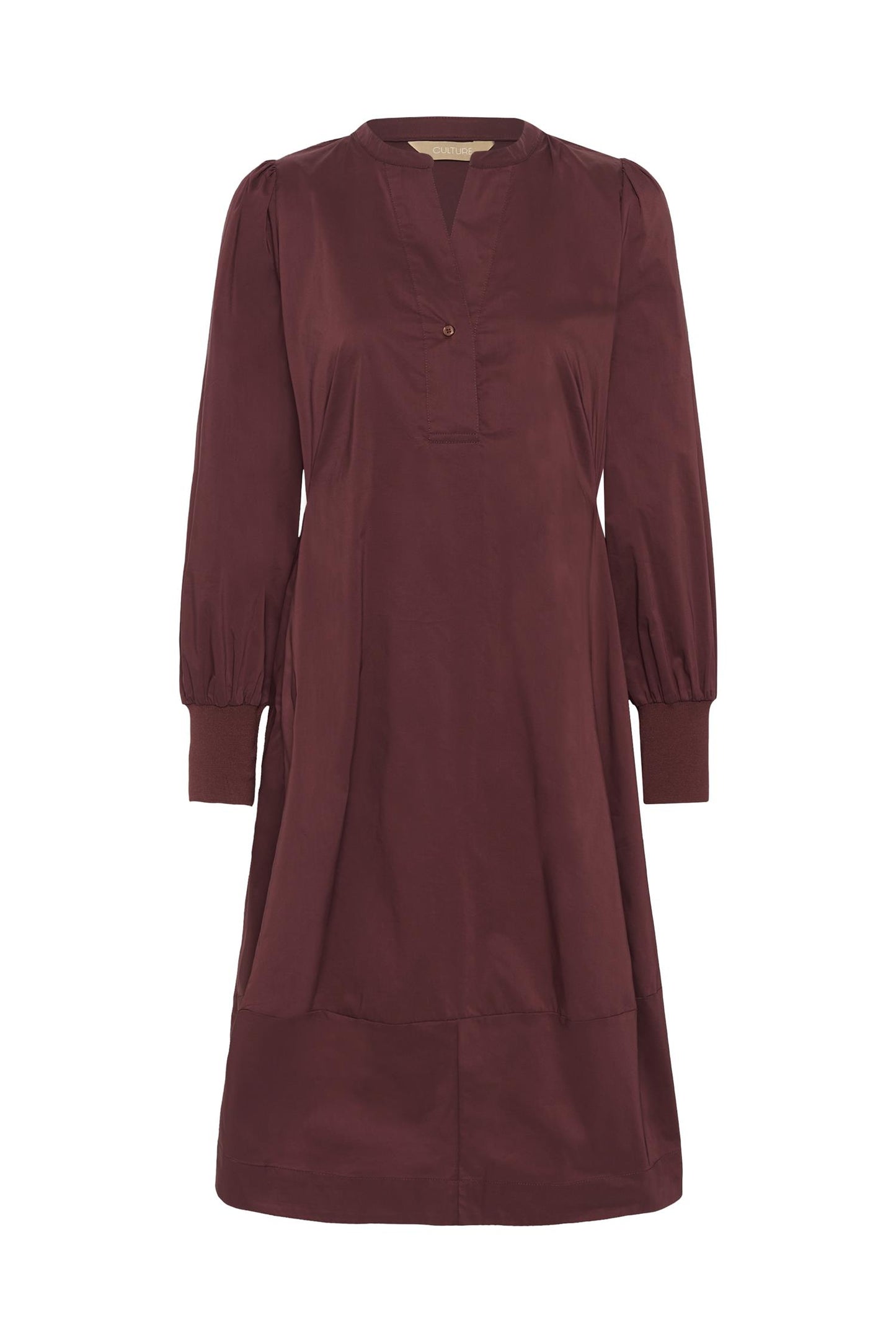 Culture Antoinett Rib Dress Chocolate Truffle