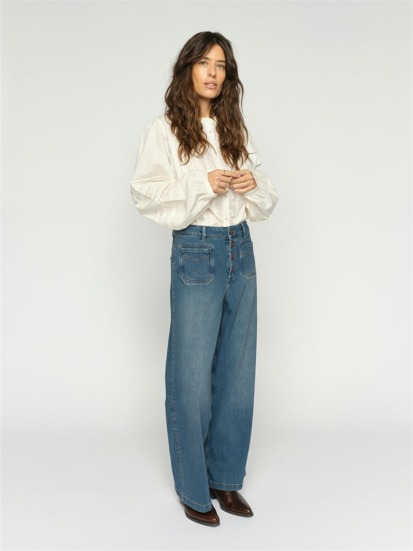 Mos Mosh Colette Remi Jeans Mid Blue