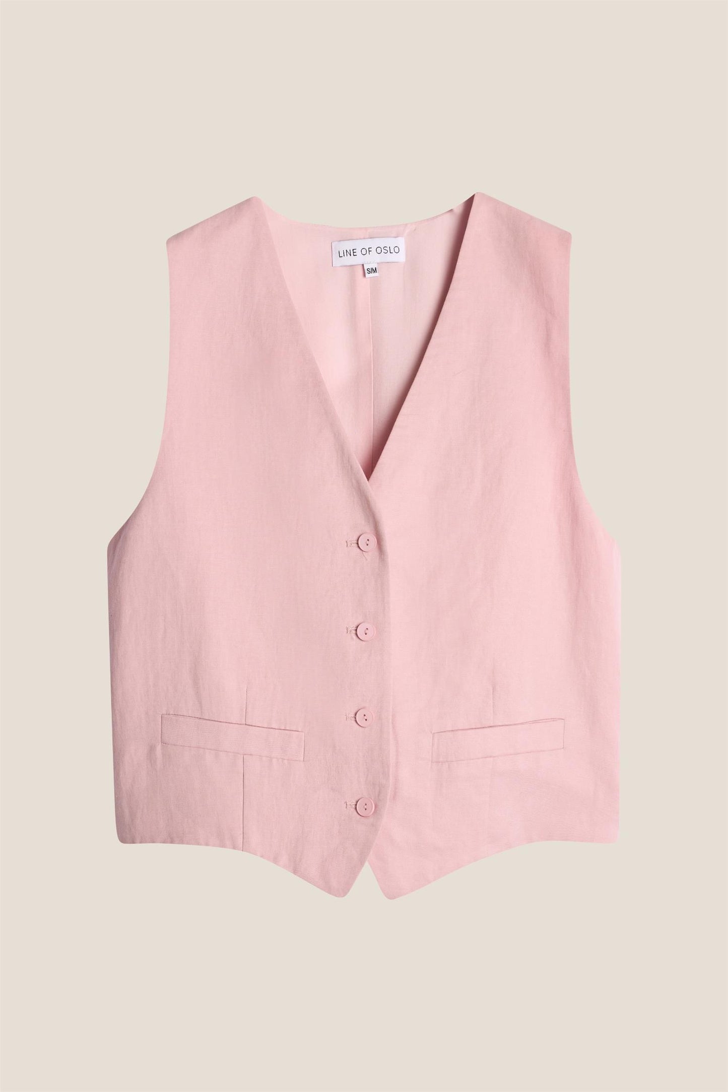 Line of Oslo West Linen Pink