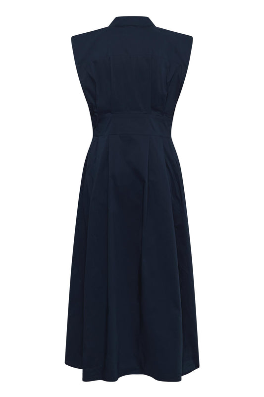 Culture Malue Antoinett Long Dress Blue Iris