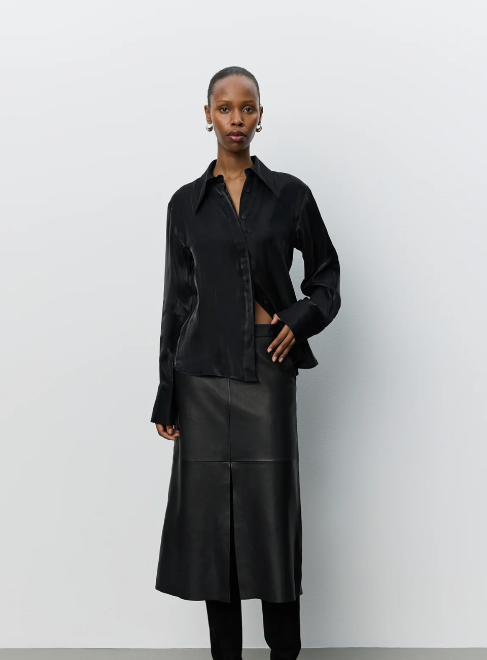 Sofie Schnoor Izabell Frill Sleeve Shirt Black