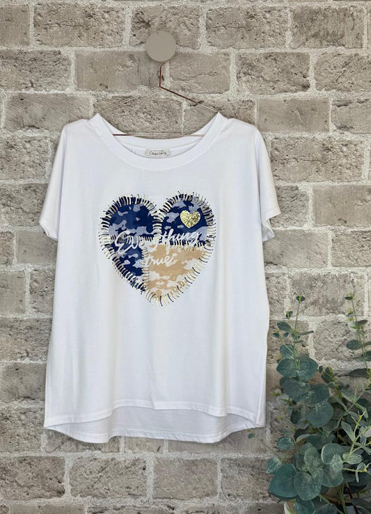 Cabana Living Stitch Tee Blue