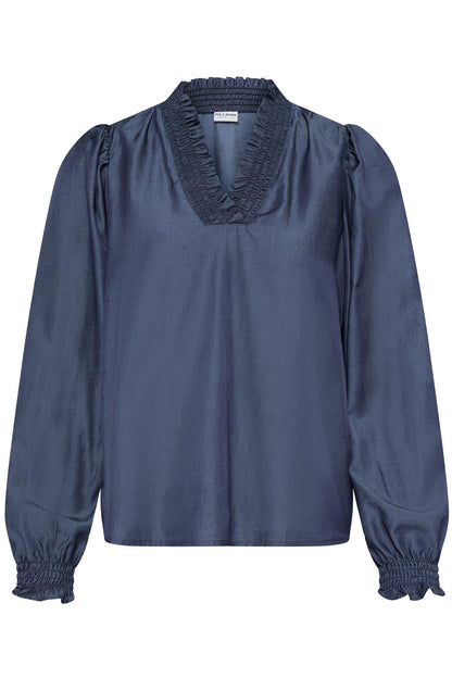Pulz Chole Blouse Dark Sapphire