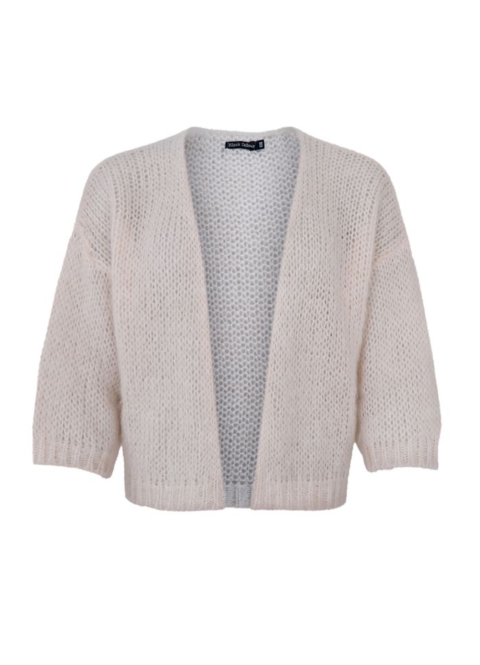 Black Colour Casey Cardigan Champagne