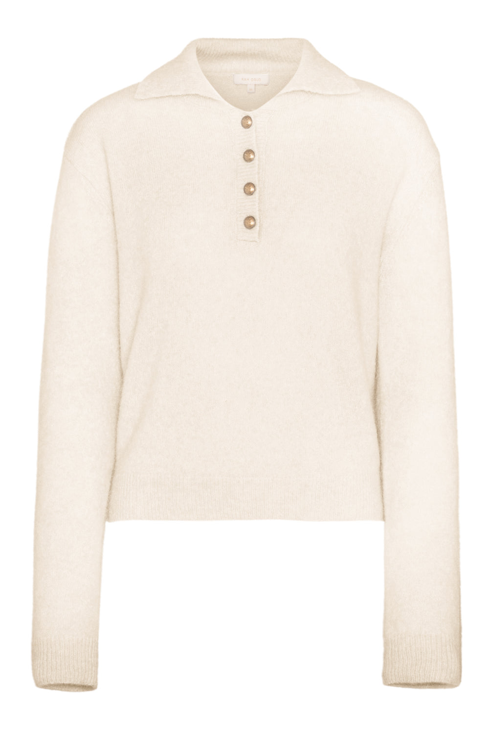 Rah Oslo Sweater w/Collar Ivory
