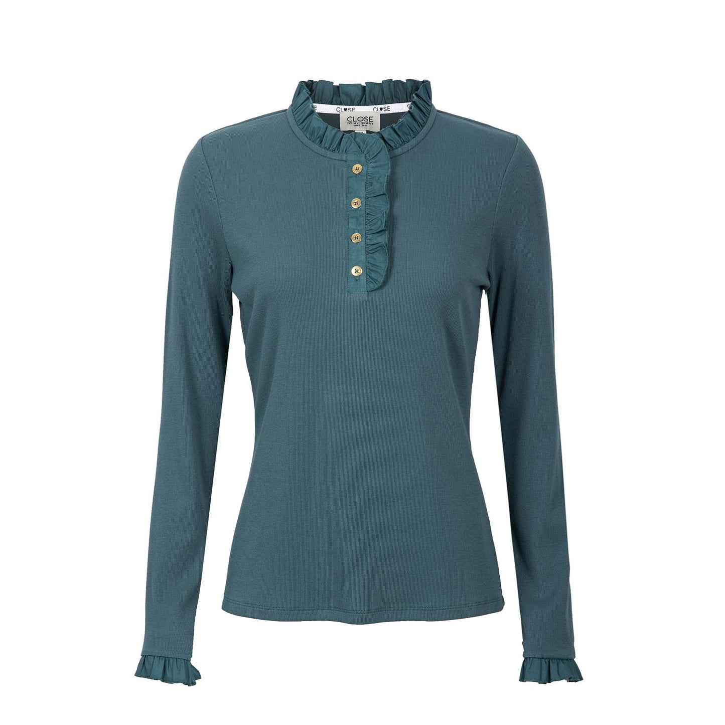Close to my Heart Flory T-shirt Stone Blue