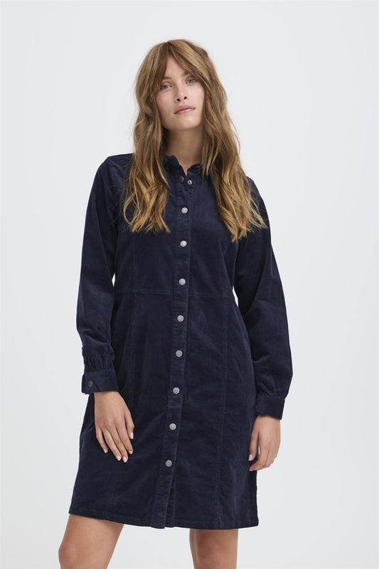 Pulz Sally Dress Dark Shappire