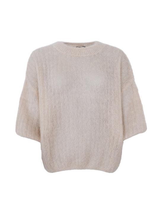 Black Colour Bjoerk Jumper Latte