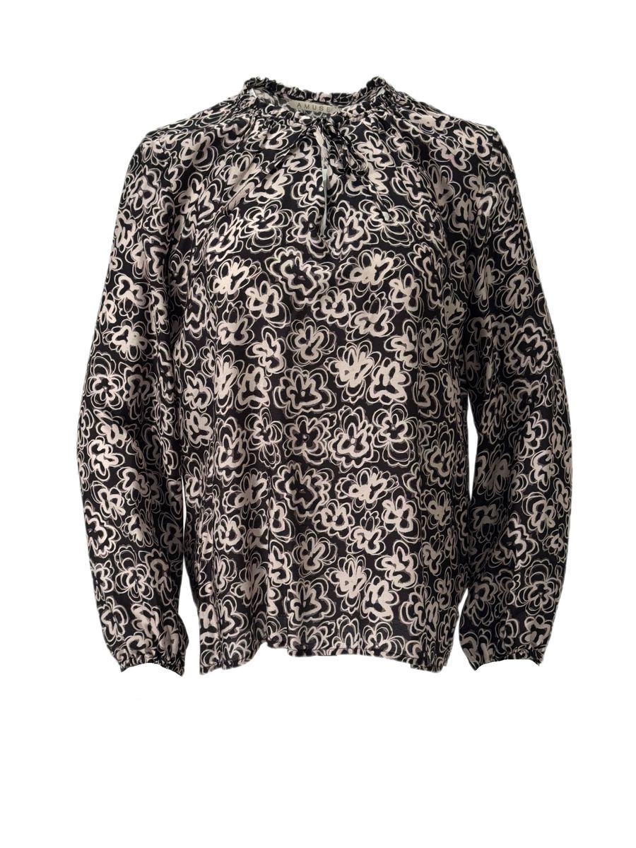 Amuse by Veslemøy Silkebluse Alma Printed
