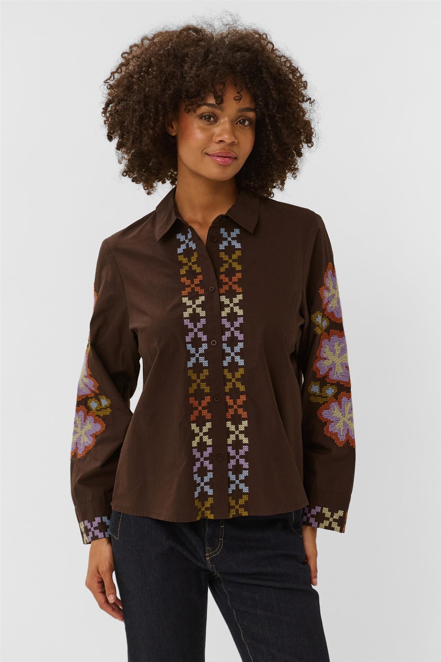 Culture Breezy Shirt Coffee Bean Violet