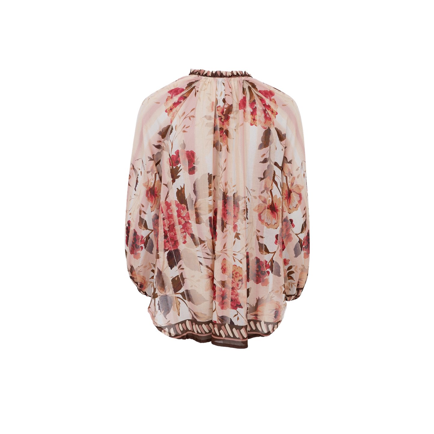 Black Colour Rosewood Blouse Creme Rose