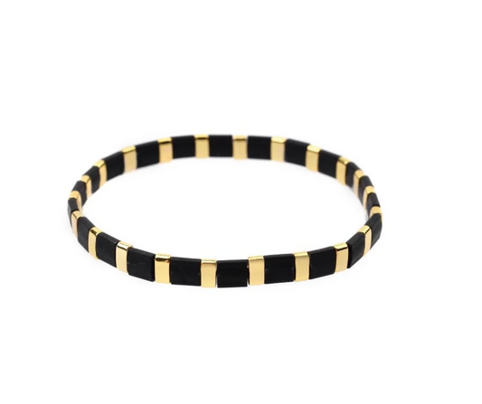 Endless Armbånd Sort Gull