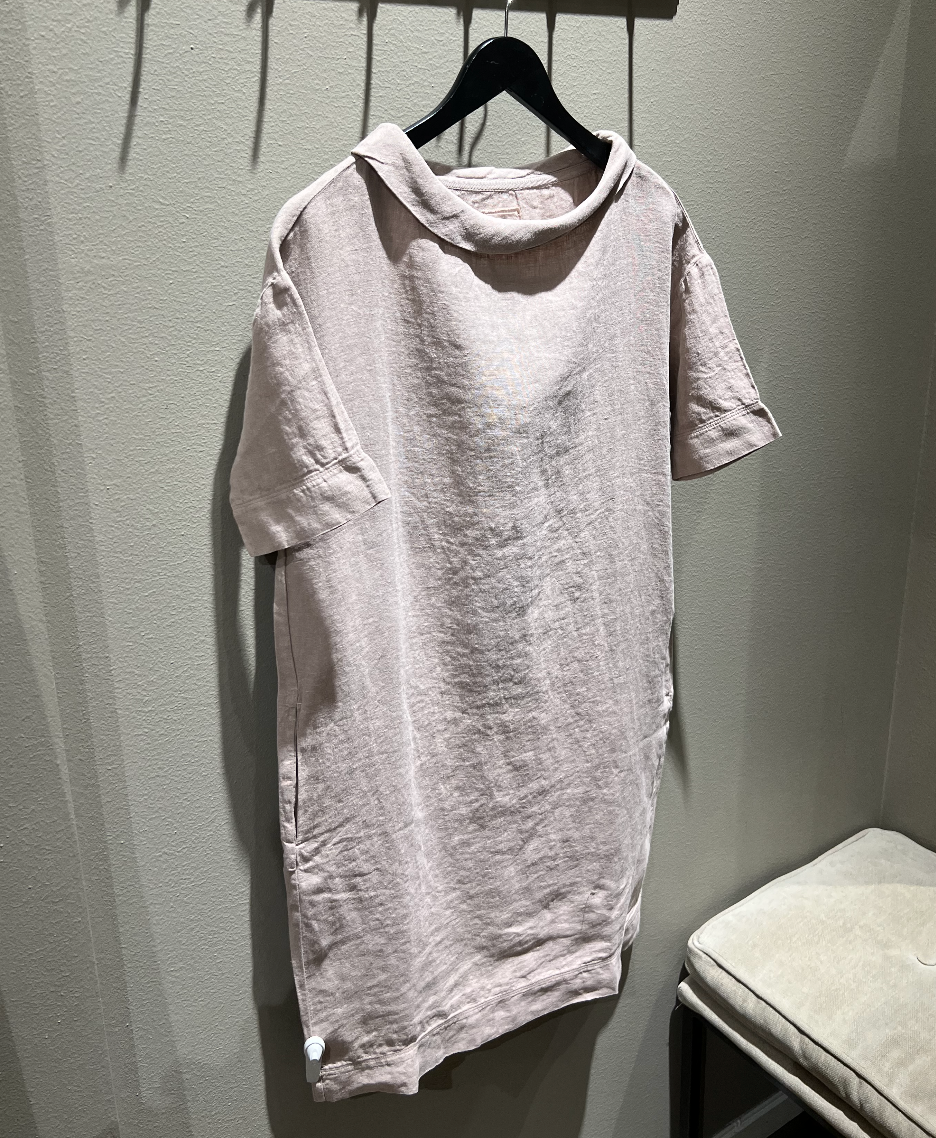 By Basics Own 11005 Dress W/ Collar Blush