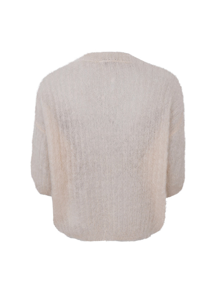 Black Colour Bjoerk Jumper Latte