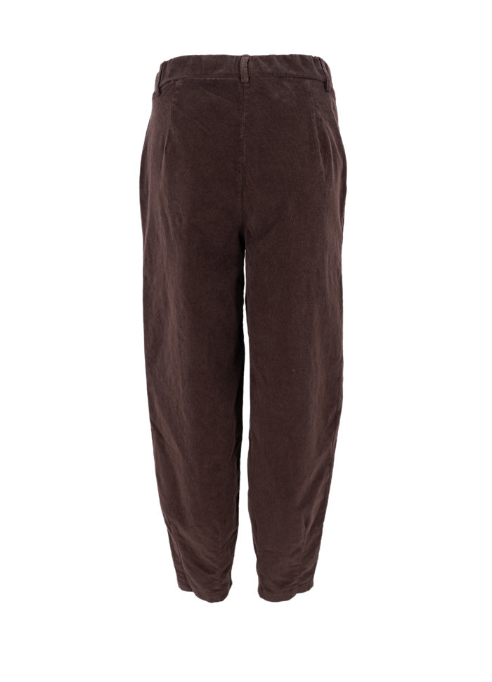 Black Colour Memphis Barrel Pant Coffee