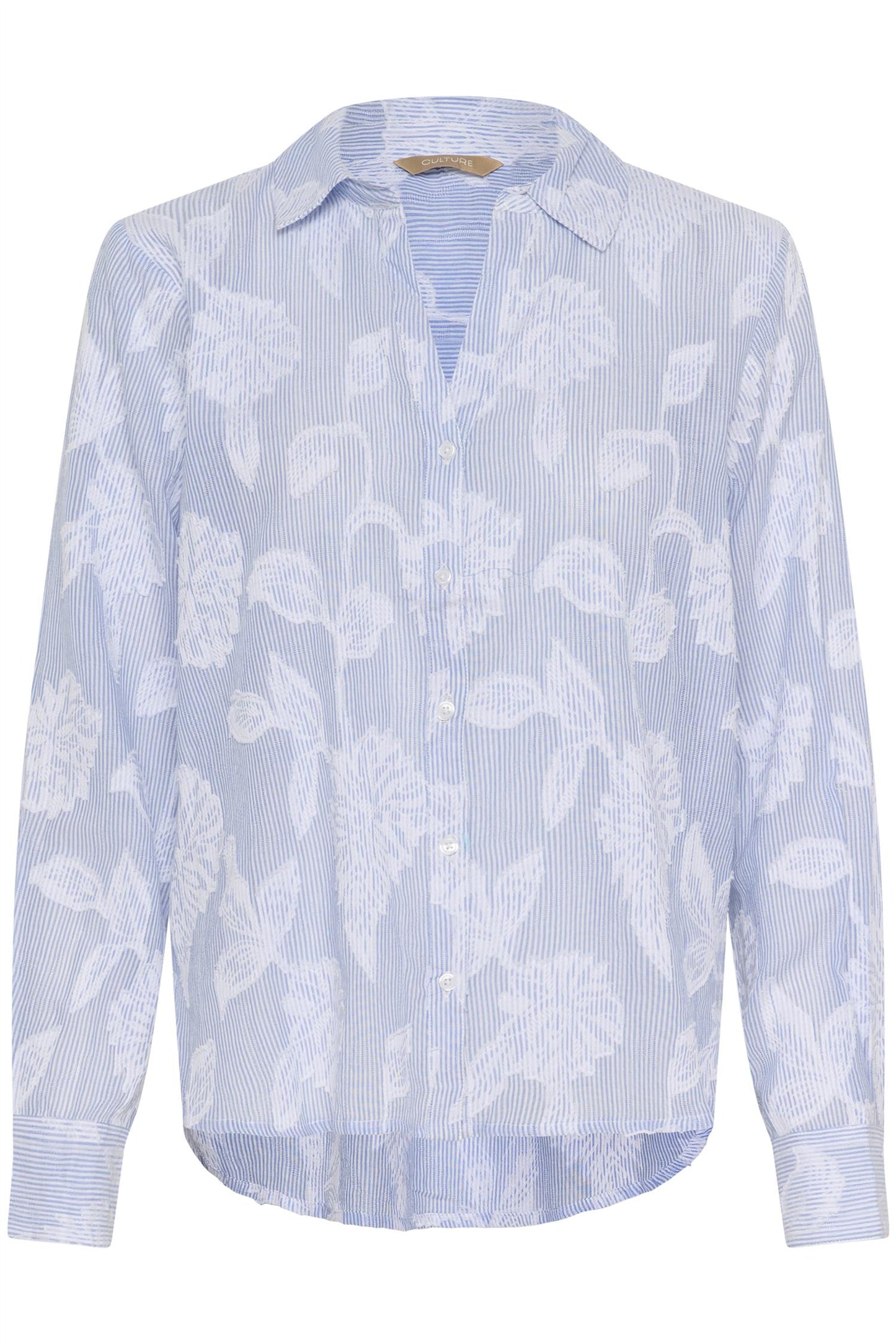 Culture Zanday Shirt Blue/White Stripe