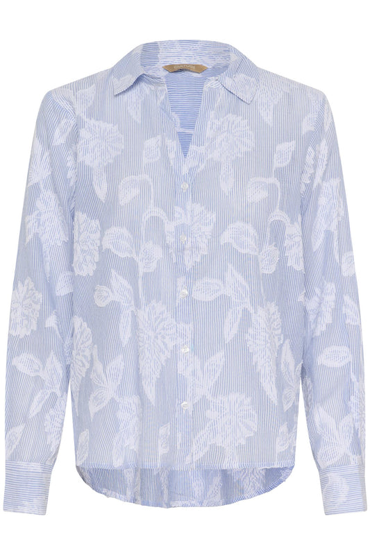 Culture Zanday Shirt Blue/White Stripe