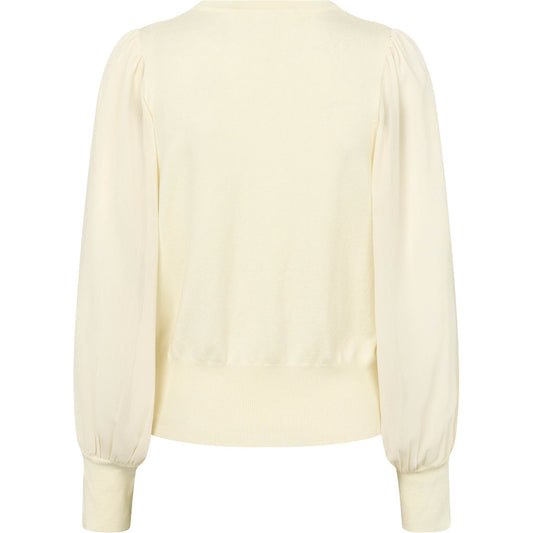 Rue de Femme Katrica Knit Blouse White