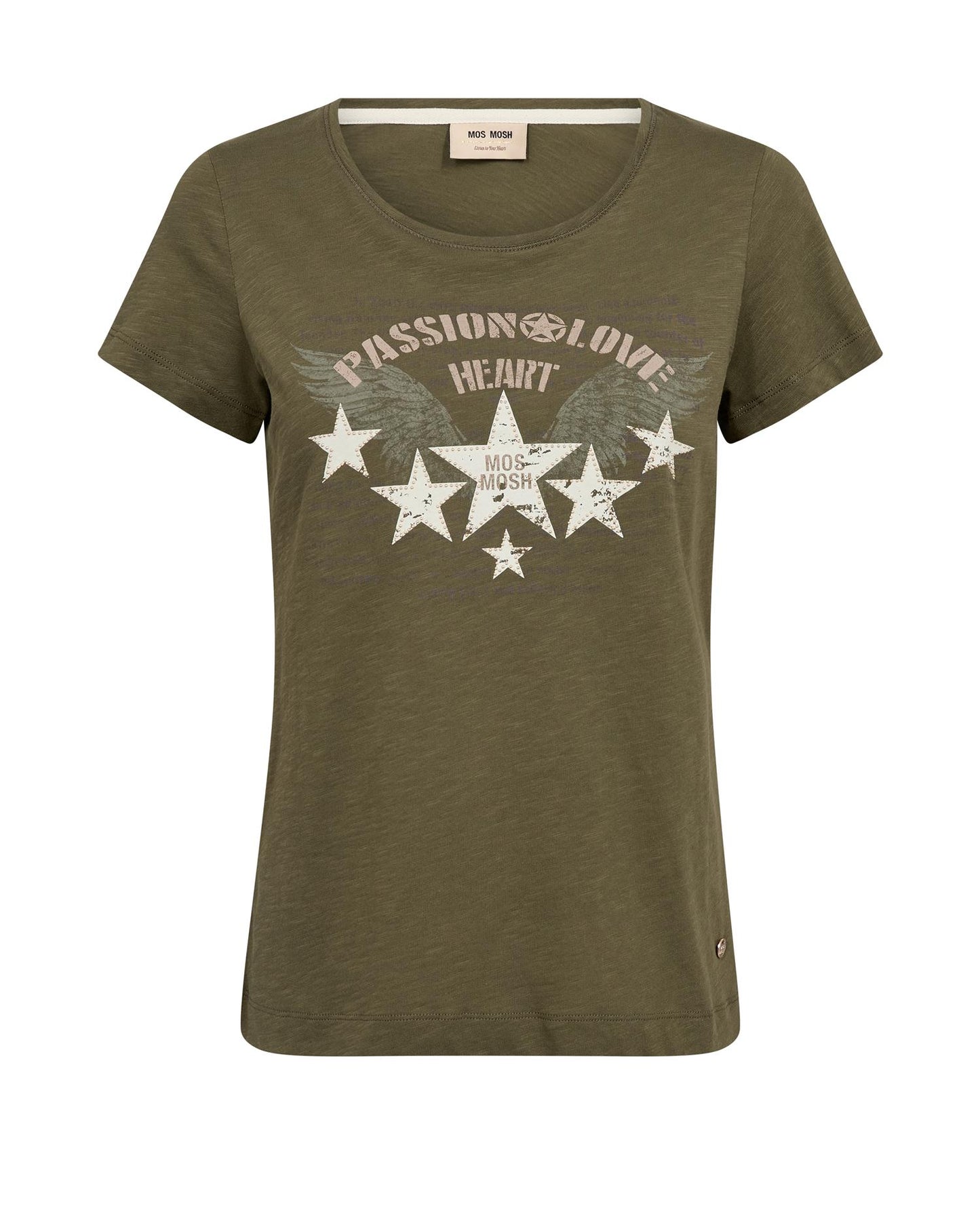 Mos Mosh Zibba O-SS Tee Olive Night