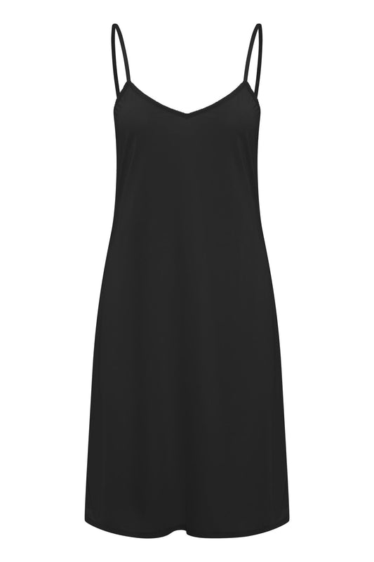 Pulz Billi Slip Dress Black Beauty