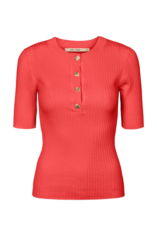 Rue de Femme Softy Fennec Knit Mars Red