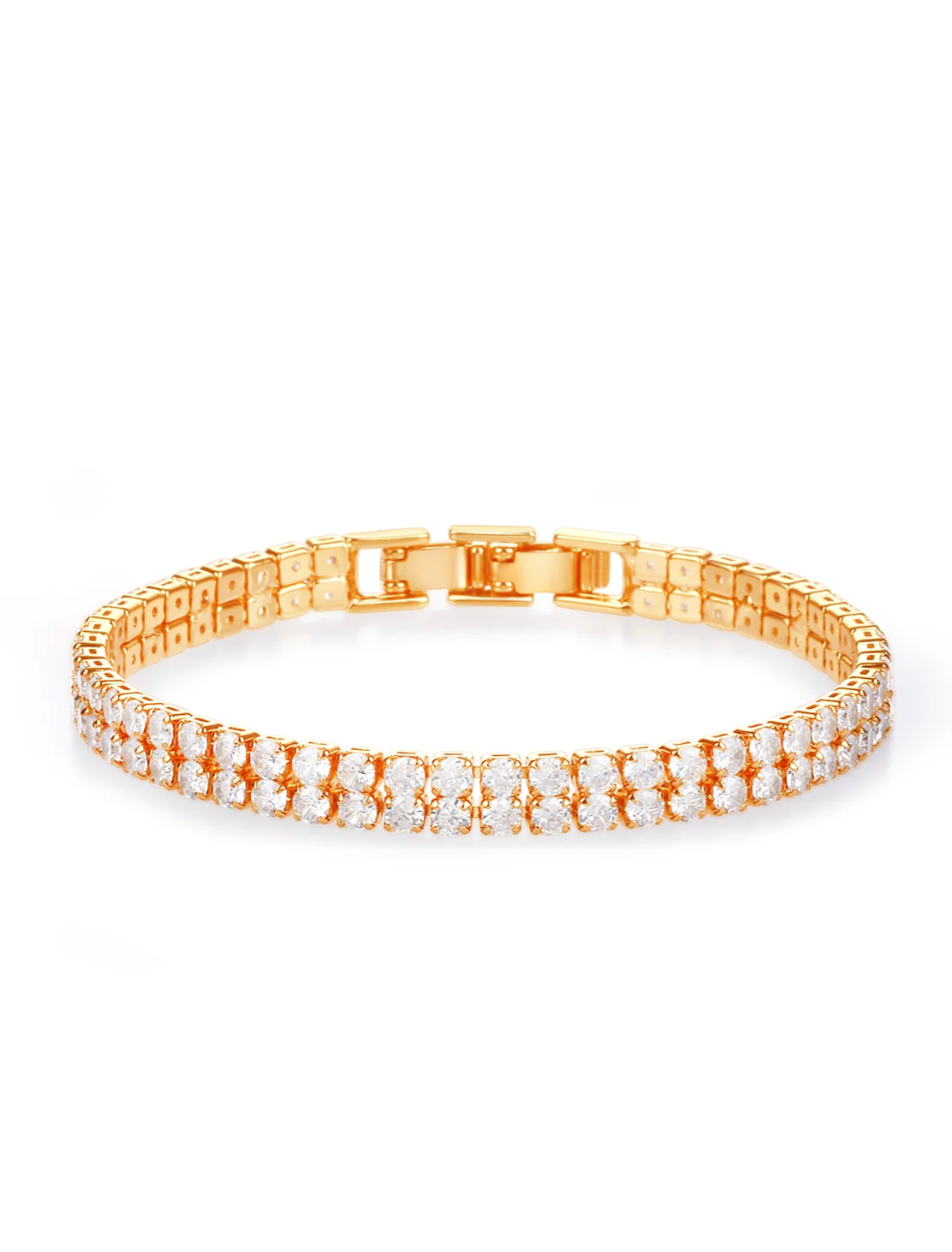 Farmhouse Camilla Øhrling Tennis Double Bracelet Clear