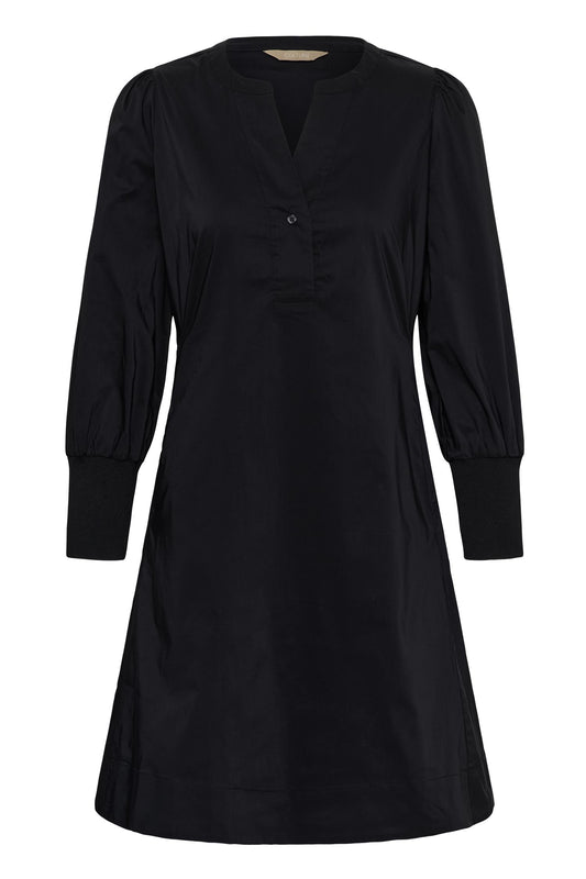 Culture Kiea Antoinett Rib Dress Black